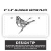 2" X 4" Aluminum License Plate  Thumbnail