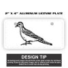 2" X 4" Aluminum License Plate  Thumbnail