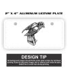 2" X 4" Aluminum License Plate  Thumbnail
