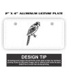 2" X 4" Aluminum License Plate  Thumbnail