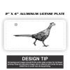2" X 4" Aluminum License Plate  Thumbnail