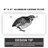 2" X 4" Aluminum License Plate  Thumbnail