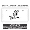 2" X 4" Aluminum License Plate  Thumbnail