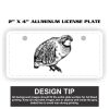 2" X 4" Aluminum License Plate  Thumbnail