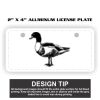 2" X 4" Aluminum License Plate  Thumbnail