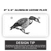 2" X 4" Aluminum License Plate  Thumbnail