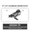 2" X 4" Aluminum License Plate  Thumbnail