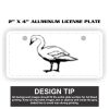 2" X 4" Aluminum License Plate  Thumbnail