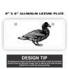 2" X 4" Aluminum License Plate  Thumbnail