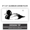 2" X 4" Aluminum License Plate  Thumbnail