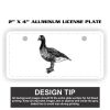 2" X 4" Aluminum License Plate  Thumbnail