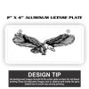 2" X 4" Aluminum License Plate  Thumbnail