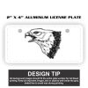 2" X 4" Aluminum License Plate  Thumbnail
