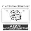 2" X 4" Aluminum License Plate  Thumbnail