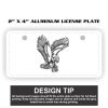 2" X 4" Aluminum License Plate  Thumbnail