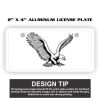 2" X 4" Aluminum License Plate  Thumbnail