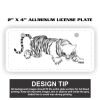 2" X 4" Aluminum License Plate  Thumbnail