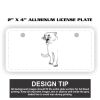 2" X 4" Aluminum License Plate  Thumbnail