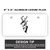 2" X 4" Aluminum License Plate  Thumbnail