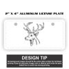 2" X 4" Aluminum License Plate  Thumbnail