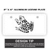 2" X 4" Aluminum License Plate  Thumbnail