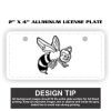 2" X 4" Aluminum License Plate  Thumbnail