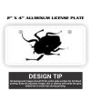 2" X 4" Aluminum License Plate  Thumbnail