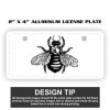 2" X 4" Aluminum License Plate  Thumbnail