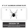 2" X 4" Aluminum License Plate  Thumbnail