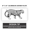 2" X 4" Aluminum License Plate  Thumbnail