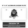 2" X 4" Aluminum License Plate  Thumbnail