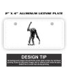2" X 4" Aluminum License Plate  Thumbnail