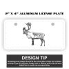 2" X 4" Aluminum License Plate  Thumbnail