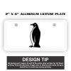 2" X 4" Aluminum License Plate  Thumbnail
