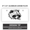 2" X 4" Aluminum License Plate  Thumbnail