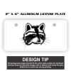 2" X 4" Aluminum License Plate  Thumbnail