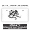 2" X 4" Aluminum License Plate  Thumbnail