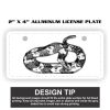 2" X 4" Aluminum License Plate  Thumbnail