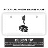 2" X 4" Aluminum License Plate  Thumbnail