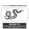 2" X 4" Aluminum License Plate  Thumbnail