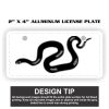 2" X 4" Aluminum License Plate  Thumbnail