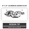 2" X 4" Aluminum License Plate  Thumbnail