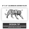 2" X 4" Aluminum License Plate  Thumbnail