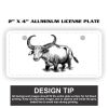 2" X 4" Aluminum License Plate  Thumbnail