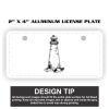 2" X 4" Aluminum License Plate  Thumbnail
