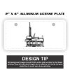 2" X 4" Aluminum License Plate  Thumbnail