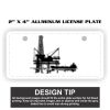 2" X 4" Aluminum License Plate  Thumbnail