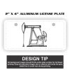 2" X 4" Aluminum License Plate  Thumbnail