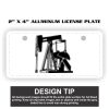 2" X 4" Aluminum License Plate  Thumbnail