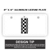 2" X 4" Aluminum License Plate  Thumbnail